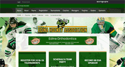 Desktop Screenshot of edinahockeyassociation.com